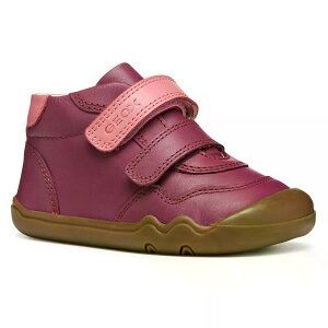 �W�F�I�b�N�X �X�e�b�s�[�A�b�v ���[�X���X �X�j�[�J�[ �K�[���Y �i DarkPurple/DarkPink �j | GEOX Steppieup Laceless sneakers Girls [t]