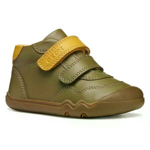 �W�F�I�b�N�X �X�e�b�s�[�A�b�v ���[�X���X �X�j�[�J�[ �K�[���Y �i Pistachio/Ochreyello �j | GEOX Steppieup Laceless sneakers Girls [t]