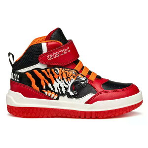 �W�F�I�b�N�X �u�U�[���C�g �X�j�[�J�[ �{�[�C�Y �i Red/Black �j | GEOX Buzzerlight sneakers Boys [t]