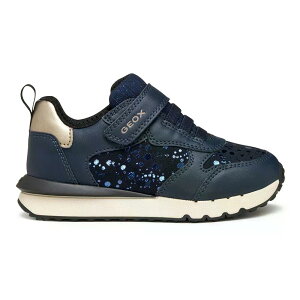 �W�F�I�b�N�X �t�@�X�e�B�N�X �X�j�[�J�[ �K�[���Y �i Navy/Platinum �j | GEOX Fastics sneakers Girls [t]