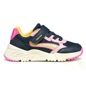 �W�F�I�b�N�X ���t�^�X �X�j�[�J�[ �K�[���Y �i Navy/LightPink �j | GEOX Loftus sneakers Girls [t]