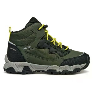 �W�F�I�b�N�X �}�O�l�^�[ ABX �X�j�[�J�[ �{�[�C�Y �i Military/Lime �j | GEOX Magnetar Abx sneakers Boys [t]