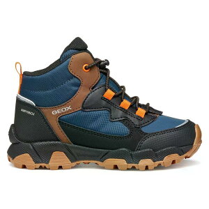 �W�F�I�b�N�X �}�O�l�^�[ ABX �X�j�[�J�[ �{�[�C�Y �i Navy/Brown �j | GEOX Magnetar Abx sneakers Boys [t]