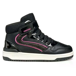 �W�F�I�b�N�X ���V�o �X�j�[�J�[ �K�[���Y �i Black/Fuchsia �j | GEOX Washiba sneakers Girls [t]