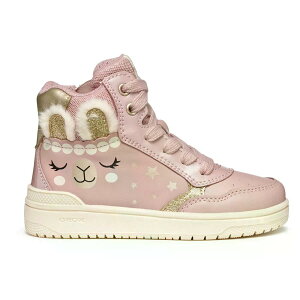 �W�F�I�b�N�X ���V�o �X�j�[�J�[ �K�[���Y �i OldPink/Platinum �j | GEOX Washiba sneakers Girls [t]