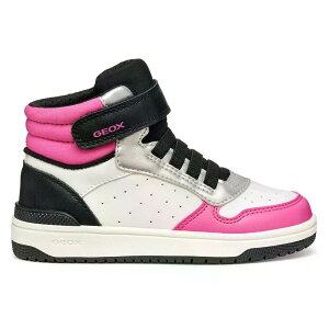 �W�F�I�b�N�X ���V�o �X�j�[�J�[ �K�[���Y �i White/Fuchsia �j | GEOX Washiba sneakers Girls [t]
