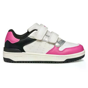 �W�F�I�b�N�X ���V�o �X�j�[�J�[ �K�[���Y �i White/Fuchsia �j | GEOX Washiba sneakers Girls [t]