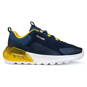 �W�F�I�b�N�X �A�N�e�B���@�[�g �C���~�i�X �X�j�[�J�[ �W���j�A �i Navy/Yellow �j | GEOX Activart Illuminus sneakers Junior [t]