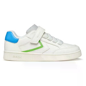 �W�F�I�b�N�X �G�N���[�p�[ �X�j�[�J�[ �W���j�A �i White/LightGreen �j | GEOX Eclyper sneakers Junior [t]