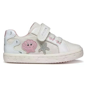 �W�F�I�b�N�X �W�X�� �X�j�[�J�[ �K�[���Y �i White/Silver �j | GEOX Gisli sneakers Girls [t]