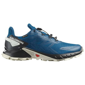 �T������ �X�[�p�[�N���X 4 �S�A�e�b�N�X �g���C�� �����j���O �V���[�Y �i Poseidon/Black/LunarRock �j | SALOMON Supercross 4 gore-tex trail running shoes [t]