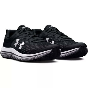 �A���_�[�A�[�}�[ �A�T�[�g 10 �����j���O�V���[�Y �i Black/White/White �j | UNDER ARMOUR Assert 10 running shoes [t]