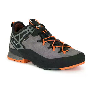 �A�N ���b�N DFS II �S�A�e�b�N�X �A�v���[�`�V���[�Y �i Grey/Orange �j | AKU Rock DFS II gore-tex approach shoes [t]