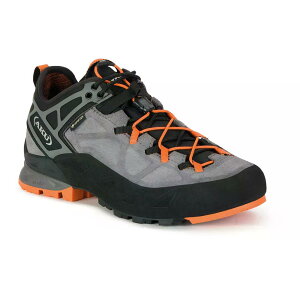 �A�N ���b�N DFS II �S�A�e�b�N�X �A�v���[�`�V���[�Y �i Grey/Orange �j | AKU Rock DFS II Goretex approach shoes [t]