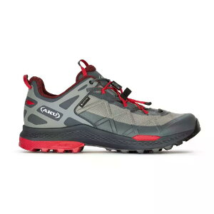 �A�N ���P�b�g DFS �S�A�e�b�N�X �A�v���[�`�V���[�Y �i Grey/Red �j | AKU Rocket DFS gore-tex approach shoes [t]