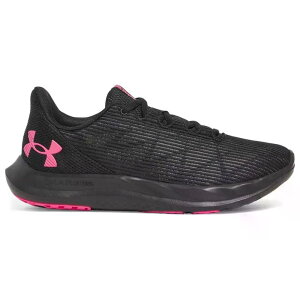 �A���_�[�A�[�}�[ �`���[�W�h �X�s�[�h �X�E�B�t�g �����j���O�V���[�Y �i Black/SuperPink �j | UNDER ARMOUR Charged Speed Swift running shoes [t]