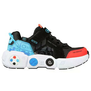 �X�P�b�`���[�Y �Q�[���g���j�N�X �X�j�[�J�[ �{�[�C�Y �i Black/White/Blue/Red �j | SKECHERS Gametronix Sneakers Boys [t]