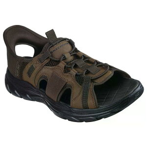 �X�P�b�`���[�Y ���{���e�b�h SS �T���_�� �i DarkBrownMesh/Synthetic �j | SKECHERS Revolted SS Sandals [t]
