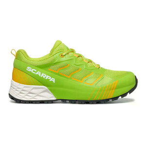 �X�J���p RR-Y �n�C�L���O �V���[�Y �W���j�A �i NeonGreen/Saffron �j | SCARPA RR-Y Hiking Shoes Junior [t]