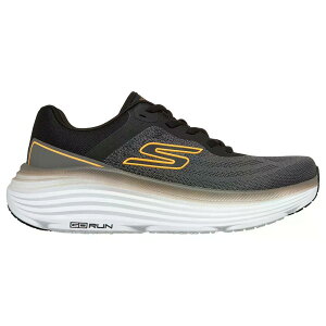 �X�P�b�`���[�Y �}�b�N�X �N�b�V���j���O �G���f�o�[ �����j���O �V���[�Y �i BlackAndCharcoalTextile �j | SKECHERS Max Cushioning Endeavour Running Shoes [t]