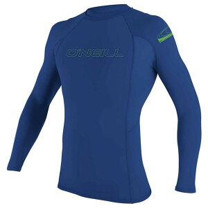 ���b�V���K�[�h - O'NEILL WETSUITS Basic Skins Rashguard Long Sleeve Rash Guard �i Pacific �j [t]