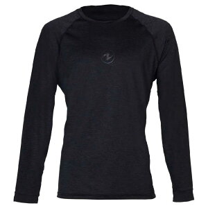 bVK[h - AQUALUNG Lf Long Sleeve Rash Guard i Black / Grey j [t]