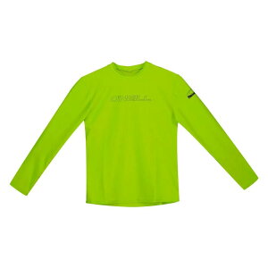 ���b�V���K�[�h - O'NEILL WETSUITS Basic Skins Long Sleeve Rash Guard �i Lime �j [t]