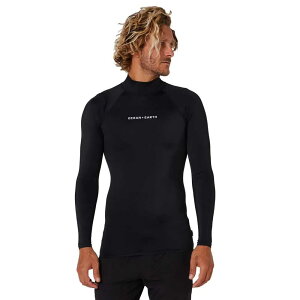 bVK[h - OCEAN & EARTH Script Long Sleeve Rash Guard i Black j [t]