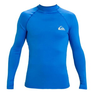 bVK[h - QUIKSILVER Everyday Upf50 Long Sleeve Rash Guard i Nebulas Blue j [t]