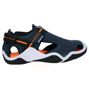 �W�F�I�b�N�X �E�F�[�_�[ �T���_�� �W���j�A �i Navy/OrangeFluo �j | GEOX Wader sandals Junior [t]