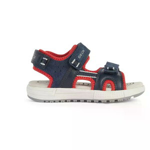 �W�F�I�b�N�X �A���x�� �T���_�� �{�[�C�Y �i Navy/Red �j | GEOX Alben sandals Boys [t]