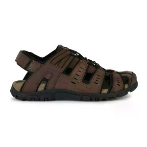 �W�F�I�b�N�X �X�g���[�_ �T���_�� �i DarkBrown �j | GEOX Strada sandals [t]