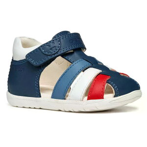 �W�F�I�b�N�X �}�b�L�A �T���_�� �{�[�C�Y �i Avio/White �j | GEOX Macchia sandals Boys [t]