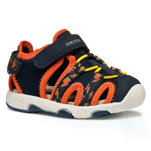�W�F�I�b�N�X �}���e�B B �T���_�� �{�[�C�Y �i Navy/Orange �j | GEOX Multy B sandals Boys [t]