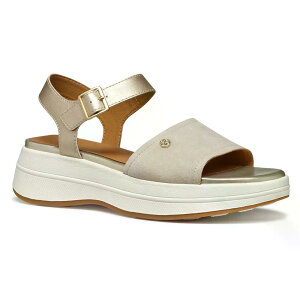 �W�F�I�b�N�X �X�t�F���J �G�L���[�u-3 S �T���_�� �E�[�}�� �i LightTaupe/LightGold �j | GEOX Spherica Ecub-3 S sandals woman [t]