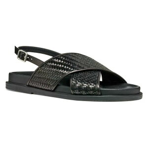 �W�F�I�b�N�X �A�f���b�V�� �T���_�� �E�[�}�� �i Black/LeatherShine �j | GEOX Adelash sandals woman [t]