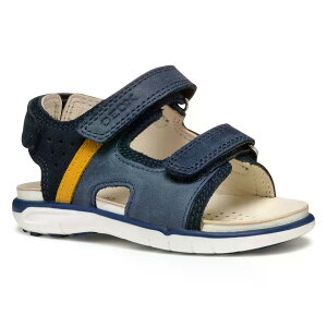 �W�F�I�b�N�X �f���[ �T���_�� �{�[�C�Y �i DarkNavy/DarkYellow/B554 �j | GEOX Delhi sandals Boys [t]