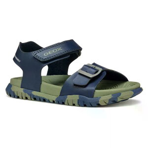 �W�F�I�b�N�X �t�X�x�b�g �T���_�� �{�[�C�Y �i Navy/Military �j | GEOX Fusbetto sandals Boys [t]