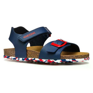 �W�F�I�b�N�X �M�[�^ �T���_�� �{�[�C�Y �i Navy/White/Red �j | GEOX Ghita sandals Boys [t]