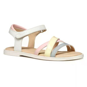 �W�F�I�b�N�X �J�[���[ �T���_�� �E�[�}�� �i White/Lilac �j | GEOX Karly sandals woman [t]
