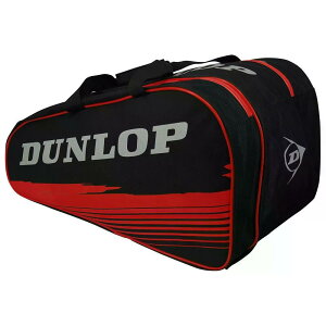 �_�����b�v �N���u �p�f�� ���P�b�g �o�b�O �i Black/Red �j | DUNLOP Club Padel Racket Bag [t]