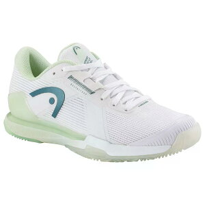 �w�b�h �X�v�����g �v�� 4.0 �p�f�� �V���[�Y �E�[�}�� �i White/LightGreen �j | HEAD Sprint Pro 4.0 Padel Shoes woman [t]