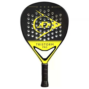 �_�����b�v �g���C�X�g�[�� �v�� �p�f�� ���P�b�g �i Black/Yellow/Grey/White �j | DUNLOP Tristorm Pro Padel Racket [t]