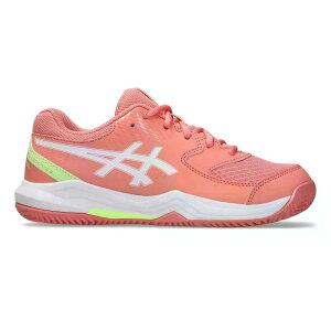 �A�V�b�N�X �Q���f�f�B�P�[�g 8 GS �p�f�� �V���[�Y �W���j�A �i Guava/White �j | ASICS Gel-Dedicate 8 GS Padel Shoes Junior [t]