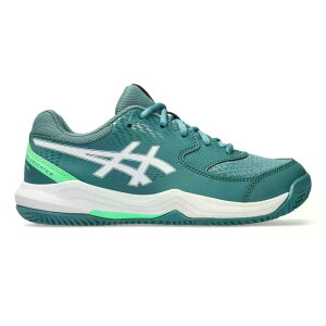 �A�V�b�N�X �Q���f�f�B�P�[�g 8 GS �p�f�� �V���[�Y �W���j�A �i MistyPine/White �j | ASICS Gel-Dedicate 8 GS Padel Shoes Junior [t]