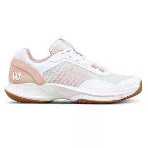 �E�B���\�� �t���J�� �v�� V2 �p�f�� �V���[�Y �E�[�}�� �i White/CameoRose/Gum1A �j | WILSON Hurakn Pro V2 Padel Shoes woman [t]