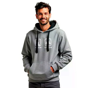 �N���X�L�X �v���u���� �\�����[�V���� ���C�h �c�[�J���[ �t�[�f�B�[ �i HeatherGrey/Black �j | KRUSKIS Problem Solution Ride Two-Colour hoodie [t]