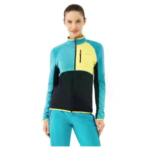 �o�C�L���O �~�b�h�����h �t���W�b�v �X�E�F�b�g�V���c ���f�B�[�X �i Turquise/Black �j | VIKING Midland full zip sweatshirt Woman [t]