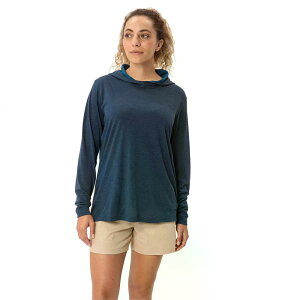 �t�@�E�f �~�l�I �t�[�f�B�[ ���f�B�[�X �i DarkSea �j | VAUDE Mineo hoodie Woman [t]