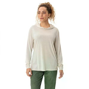 �t�@�E�f �~�l�I �t�[�f�B�[ ���f�B�[�X �i Ecru �j | VAUDE Mineo hoodie Woman [t]
